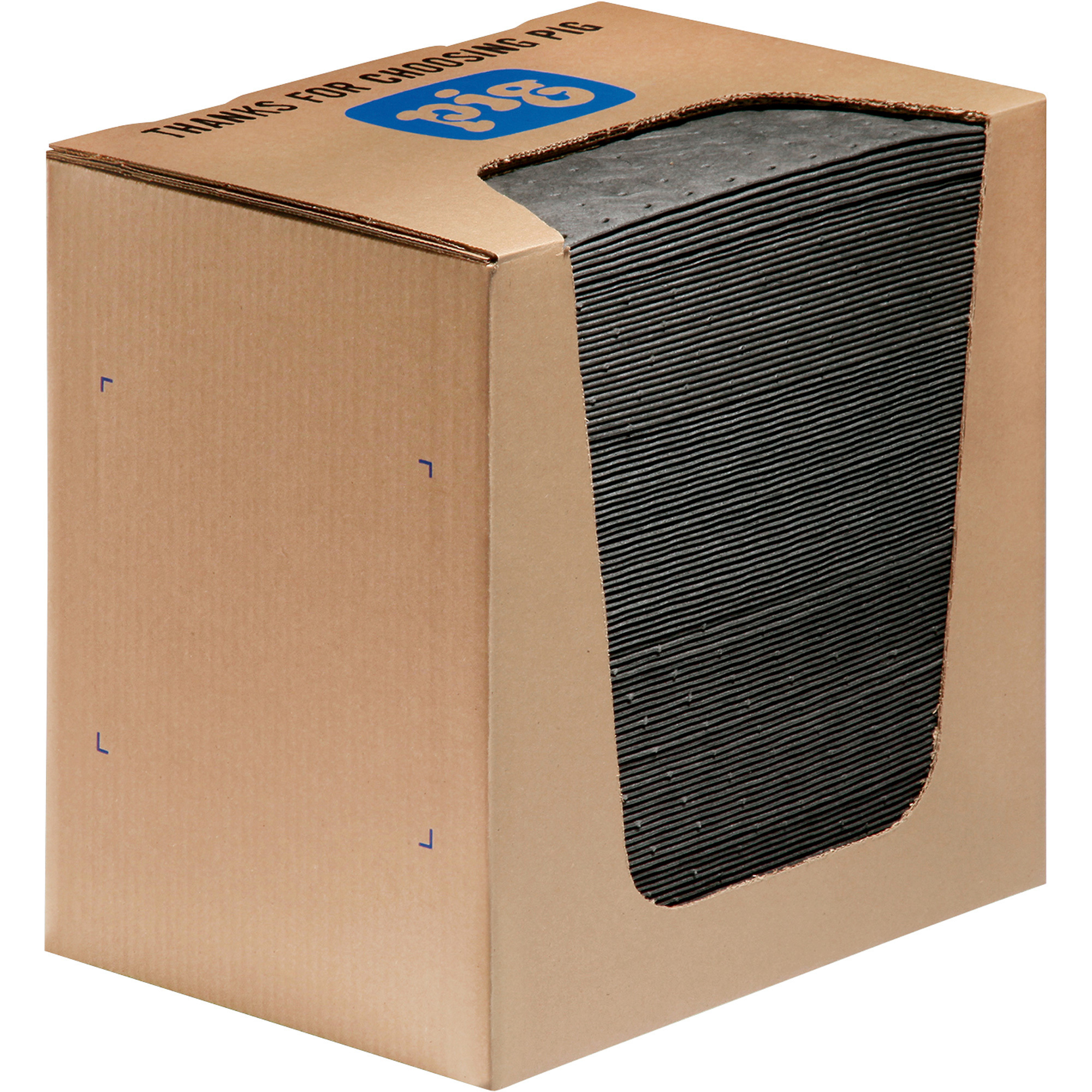 New Pig Universal Heavyweight Absorbent Mat Pads, 100-Pack of 13in. x 10in. Mat Pads, Model# MAT251
